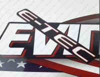 Evinrude 115HP E-tec H.O. 2007-2017 USA Flag Graphite Cowl Outboard Decal Kit Evinrude 115HP E-tec H.O. 2007-2017 USA Flag Graphite Cowl Outboard Decal Kit